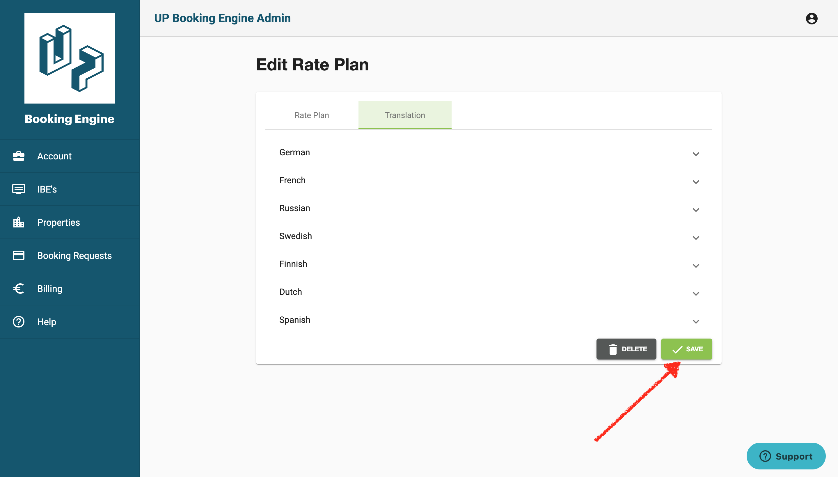 How do I update room descriptions and rate names? myIBE Help